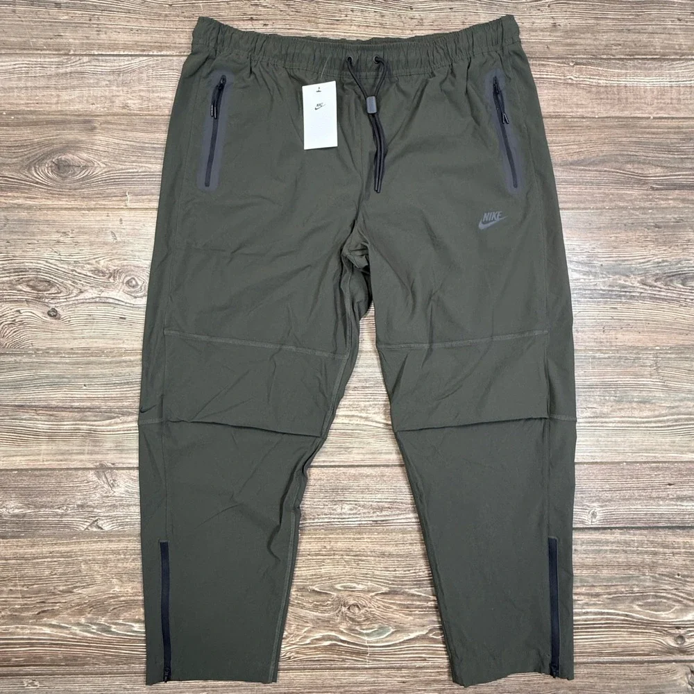 Nike Mens Size XXL Woven Tapered Leg Pants Sequoia Green HM8241-355 New